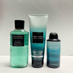 Bath & Body Works - Freshwater Men's Collection Set - NEW
